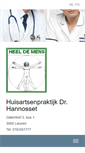 Mobile Screenshot of dokterhannosset.be